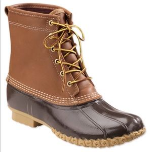 Women's L.L.Bean duck boots with goretex lining